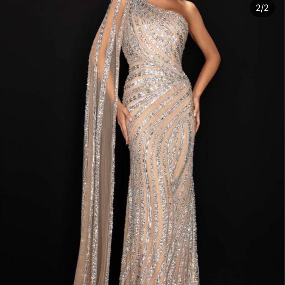 Jovani golden dress